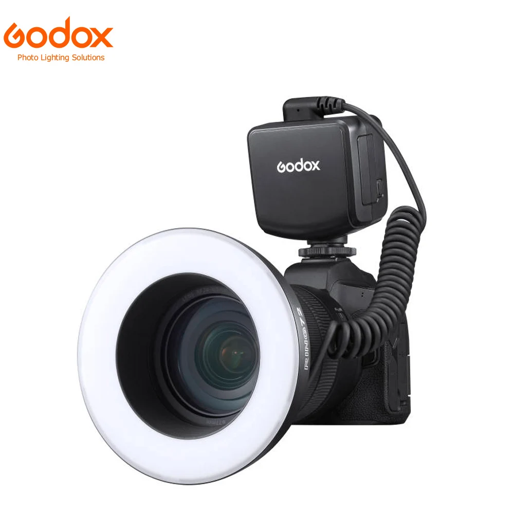 

Godox RING72 Macro LED Ring Light 5600K Macro Speedlite Ring Flash Light for Canon Nikon Camera DSLR 6D 7D 60D 70D 700D 650D