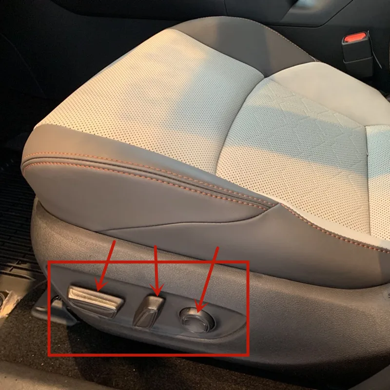 Для Toyota Camry XV70 2018 2019 2020 2021 2022 автомобильные аксессуары Регулируемая кнопка для сиденья пластиковая отделка (art.: 3920c2ffcfec3) - 3920c2ffcfec3