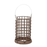 fishing tackle feeder cage round swivel feeders bait cage basket feeder holderfishing lure cage fishing accessories