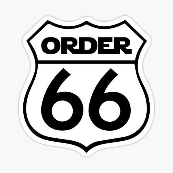 

Order 66 5PCS Stickers for Room Funny Kid Living Room Water Bottles Print Decor Decorations Car Cartoon Cute Window Anime Home