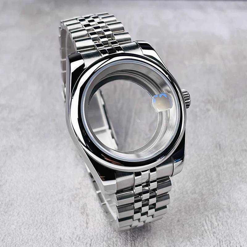 NH35 Корпус даты Oyster Bezel 39 мм Сапфировое стекло для мужчин часов Подходит NH36