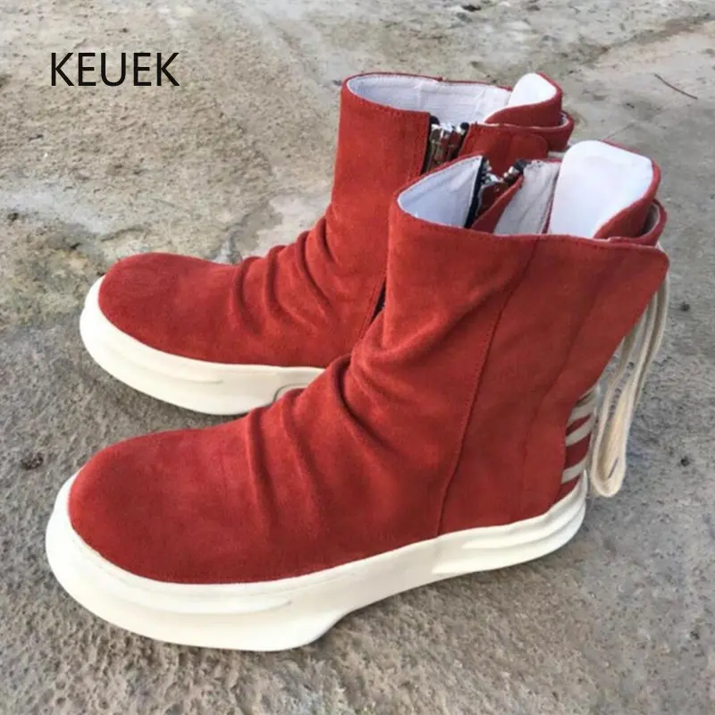 

British Men Shoes High-Top Work Shoes Women Sneakers Outdoor Wear Resistant Desert Boots Retro Genuine Leather Military Boots 2A