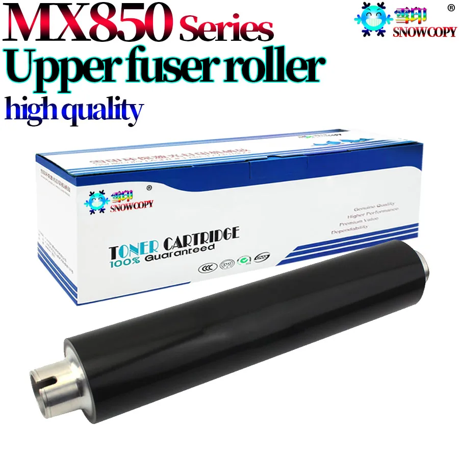 Upper Fuser Roller Heat Roller For Use in Sharp 850 MX-M 1100 950 904 1204 1054 860 9008 10508 12008