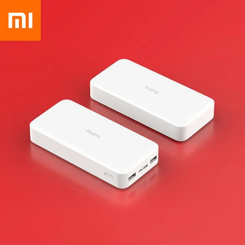 Оригинальное быстрое зарядное устройство Xiaomi Redmi Power Bank 20000 мАч USB Type C Портативная