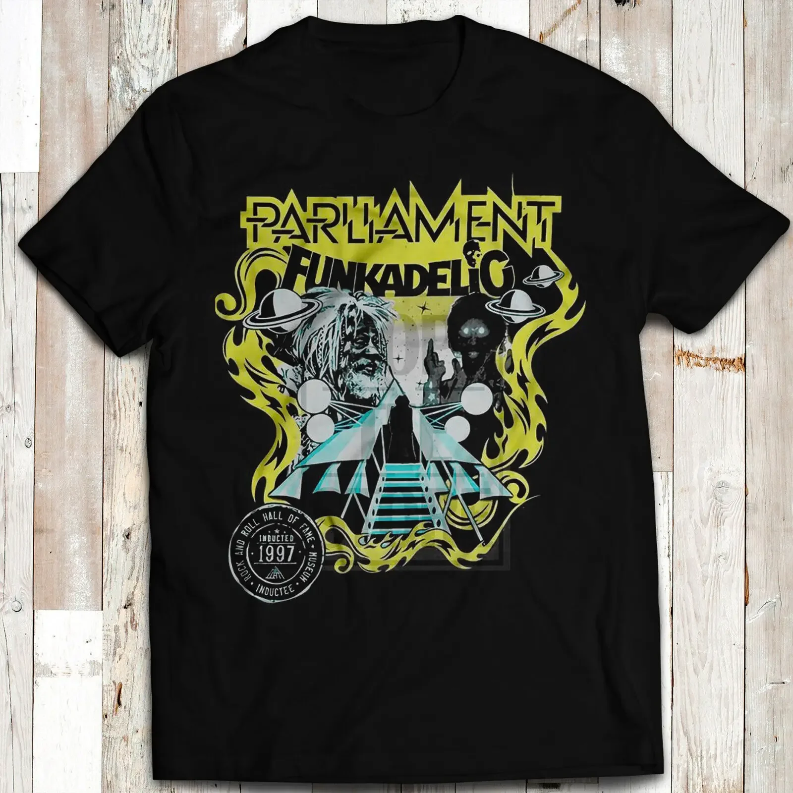 Классическая футболка Funkadelic Parliament Джорджа Клинтона Bootsy Collins Maggot Brain