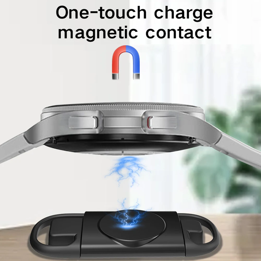 Mini USB Type-C Dual Ports Смарт-часы Магнитное индукционное зарядное устройство