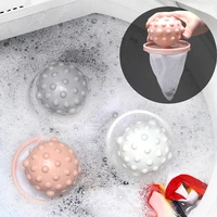 1piece reusable hair lint catcher removal net bag washing machine float filter collector washing protector cleaning laundry ball
