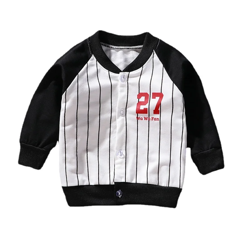 

2022 Boys Jacket Long Sleeve Coat for Kids Spring Autumn Children Clothes Casual Cotton Shirts Tops 12M-7T Toddler Coat