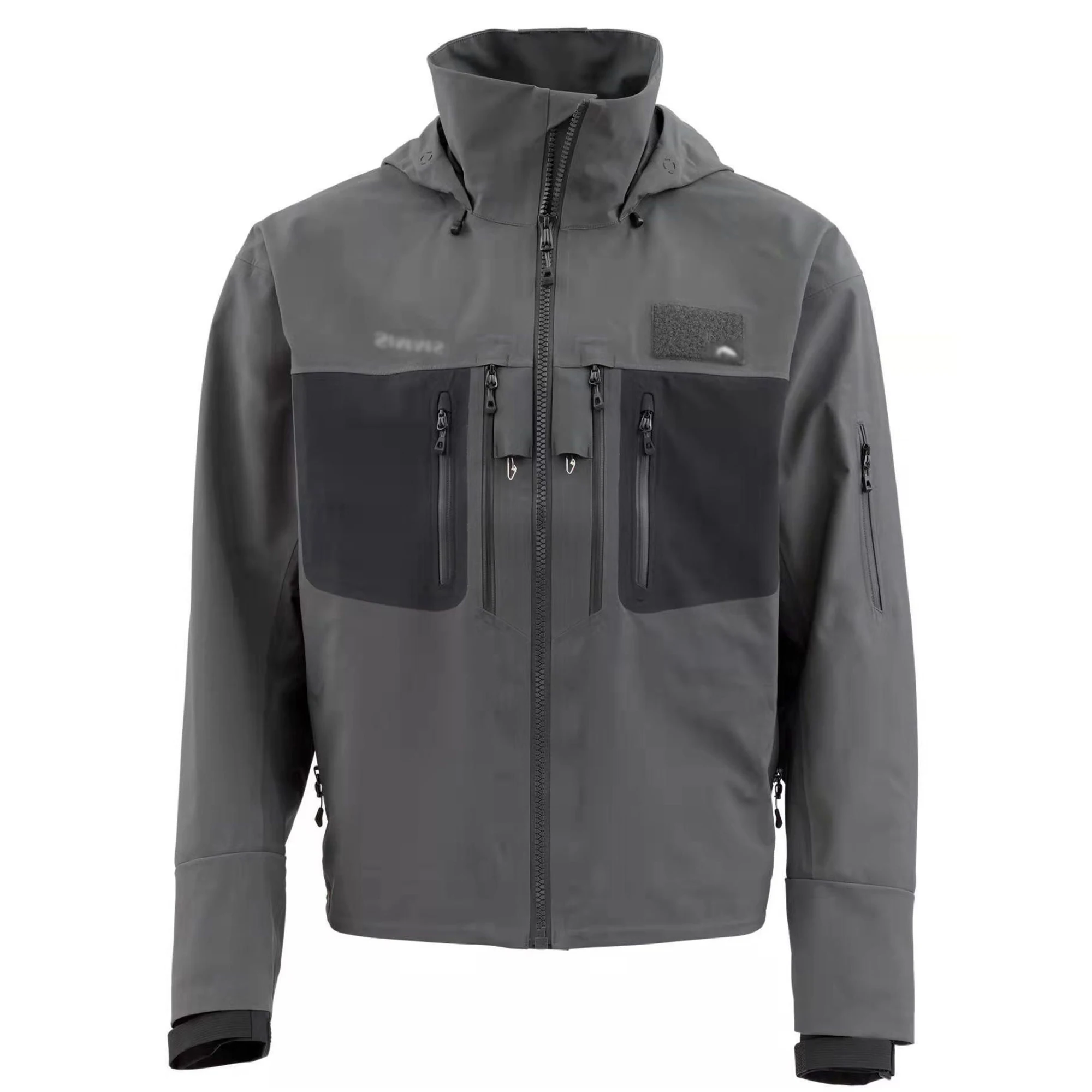 

3-Layer Waterproof Durable Lightweight Tactical Wading Jacket G-3 Guide with Outwear Fishing Jacket for Men