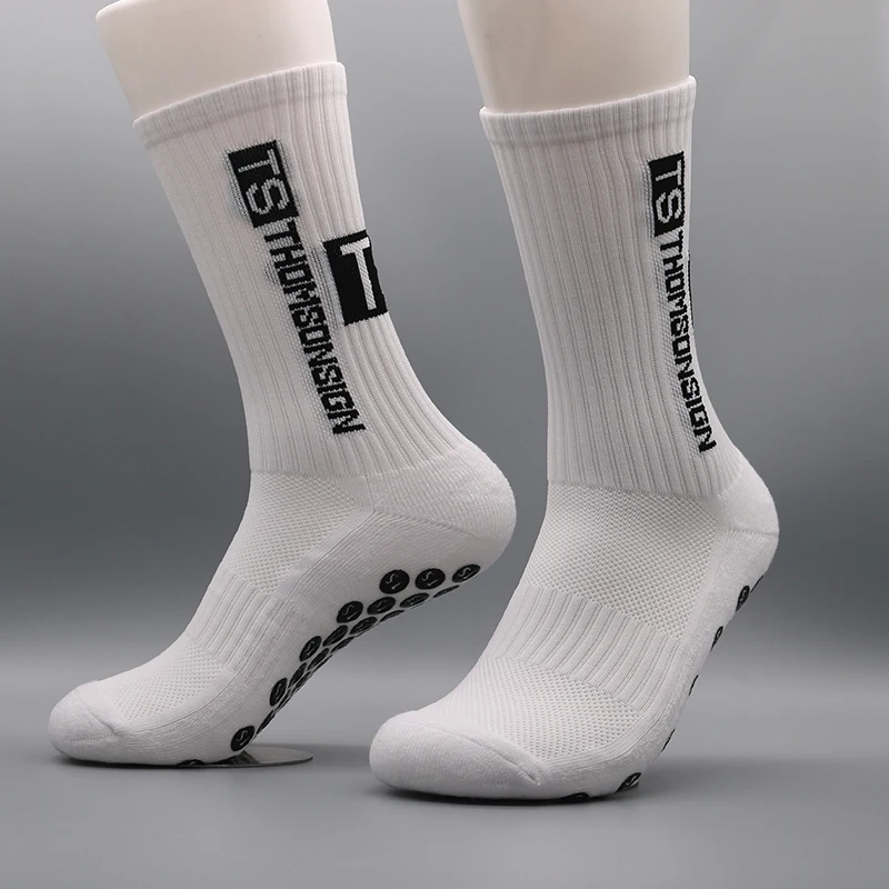 THOMSONSIGN Anti-Slip Socks for Men and Women, Non-Slip Sports Socks for Football, Basketball, Tennis, Cycling, 39-46