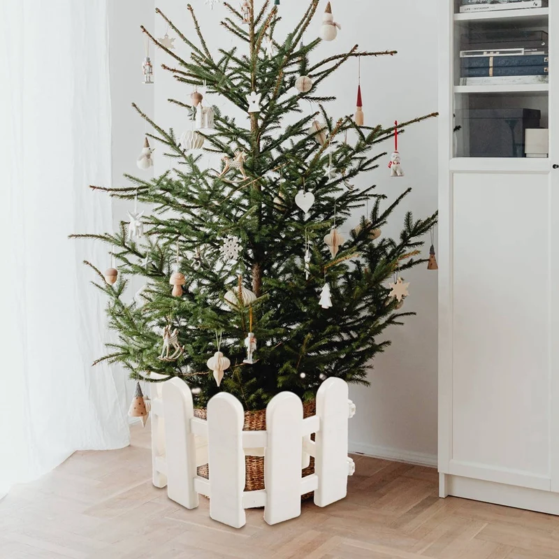 1 шт. 50x13 см белый пластиковый забор для деревьев внутренний садовый цветок