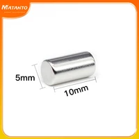 102050100150200300pcs 5x10 small neodymium disc magnets 5x10mm 510 round strong cylinder rare earth magnet 5mm x 10mm n35