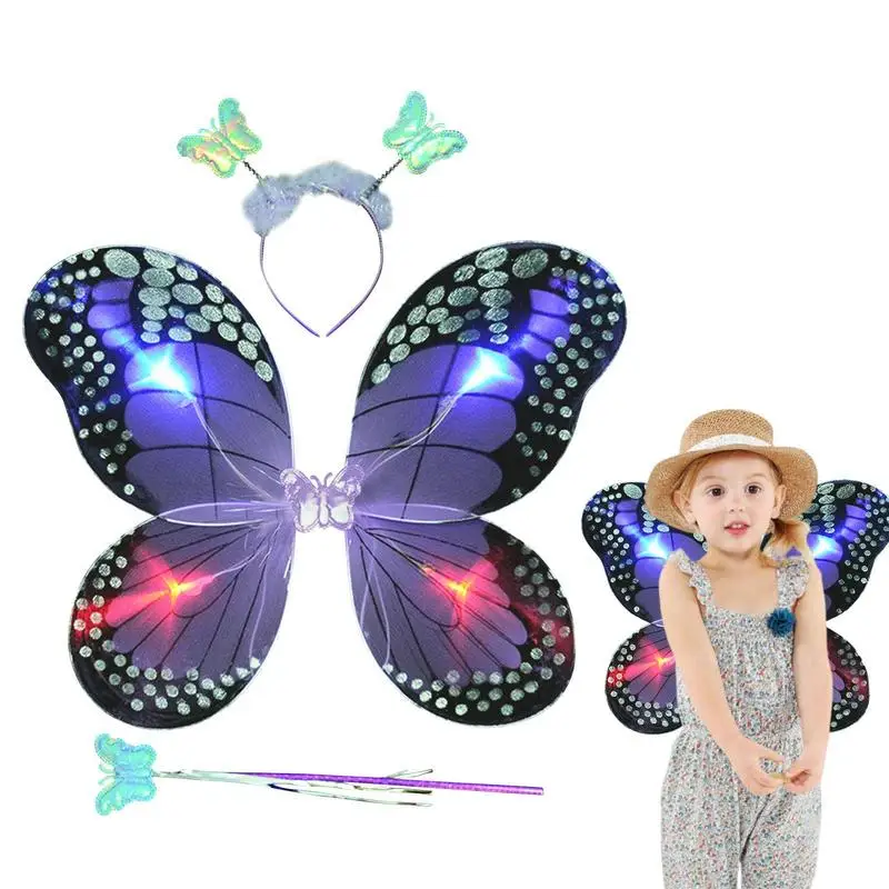 

Женская повязка на голову в виде волшебной палочки с крыльями для девочек, вечерние костюмы для косплея