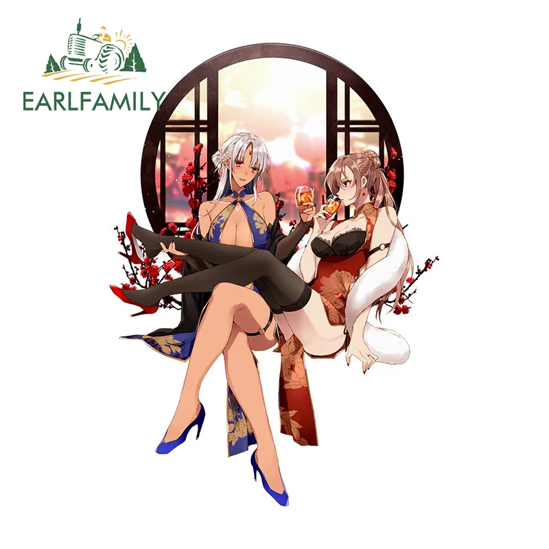 

EARLFAMILY 13 см x 9,3 см для автомобиля «коготь Лейн», водонепроницаемая забавная наклейка JDM, фургон, ноутбук, холодильник, фургон, автомобильные а...