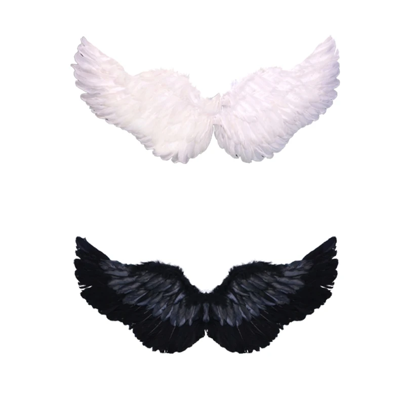 Bird Demon Devil Angel feather Wings for Children Kids Adults Women Men Costume cosplay Props
