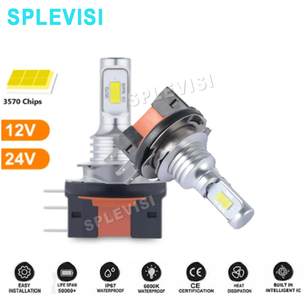 

2x LED Bulbs Car Headlight Headlight Lamp DRL Daytime Running Light for Audi A3 8V7 8V1 8VM 8VA 2012-2020 A6 Saloon C6 C7 09-19