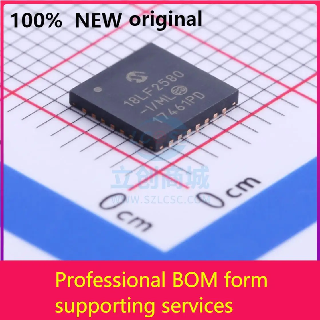 

PIC18LF2580-I/ML PIC18LF2580-I/MLNew original IC chip 100% original
