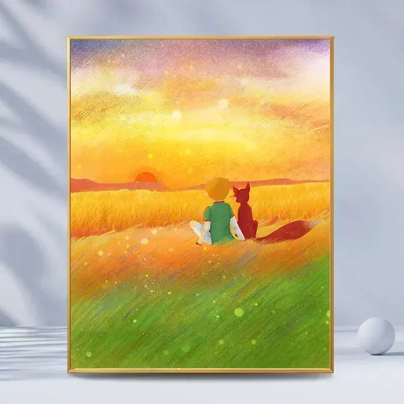 Цифровая акриловая цветочная картина Тюльпан ручная наполненная пейзажная