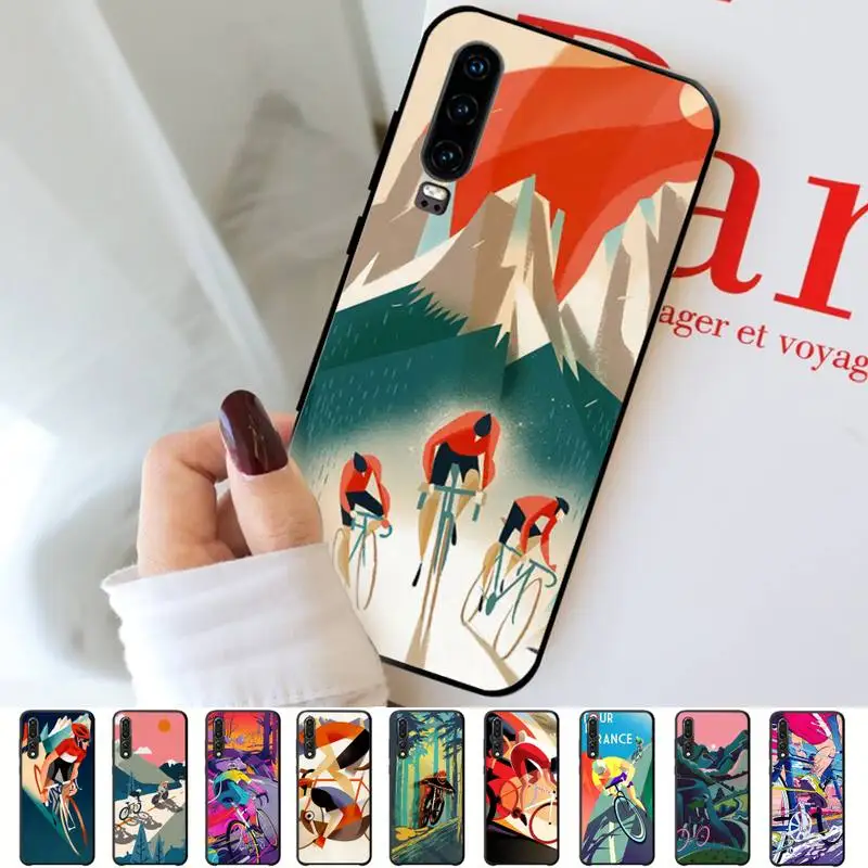 

Bike art Phone Case for Samsung A51 A30s A52 A71 A12 for Huawei Honor 10i for OPPO vivo Y11 cover