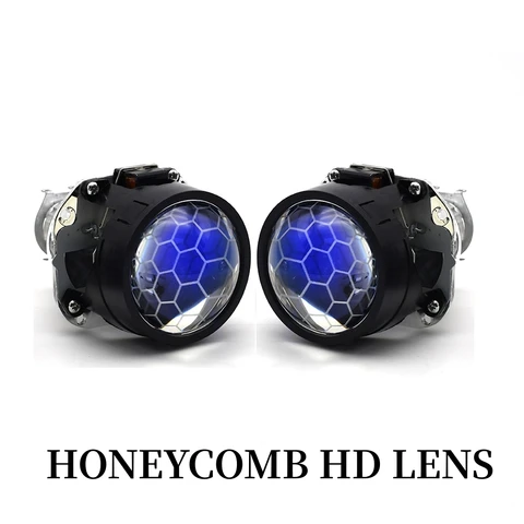 Кристальные светодиодные дневные ходовые ангельские глазки кожухи огненное колесо дизайн h1 сотовый Биксенон HID проектор линзы DRL H1 H4 H7