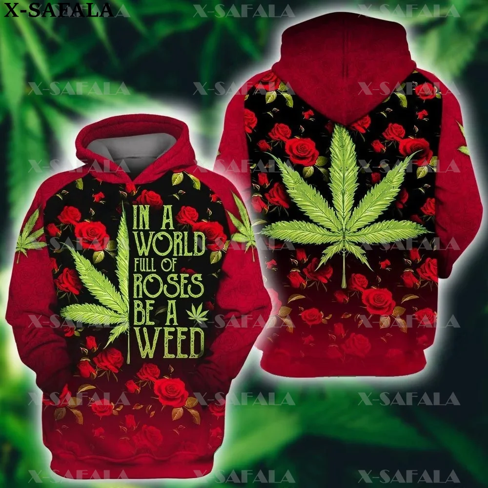 

Smoker Rose MANDALA LOVE WEED LEAF 3D Print Zipper Hoodie Man Female Pullover Sweatshirt Hooded Jacket Jersey Tracksuits-7