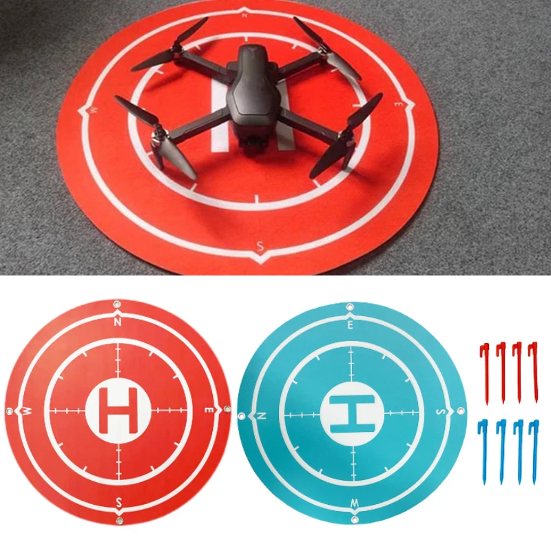 

60CM Portable Parking Apron Fast-fold Landing Pad With Ground Nail For DJI Phantom 3 4 Pro Drone For DJI Spark RC Quadcopter