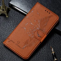 a7 2018 feather pattern case for capa samsung galaxy a70 a60 a50 a40 a30 a20 a10 book cover a6 plus a8 a8s a9 m10 m20 m30 o13g
