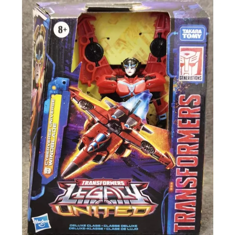 Фото Новые игрушки Hasbro Transformers Legacy United Deluxe Windblade, аниме-модели, фигурки роботов, коллекционные игрушки, подарки для хобби №1