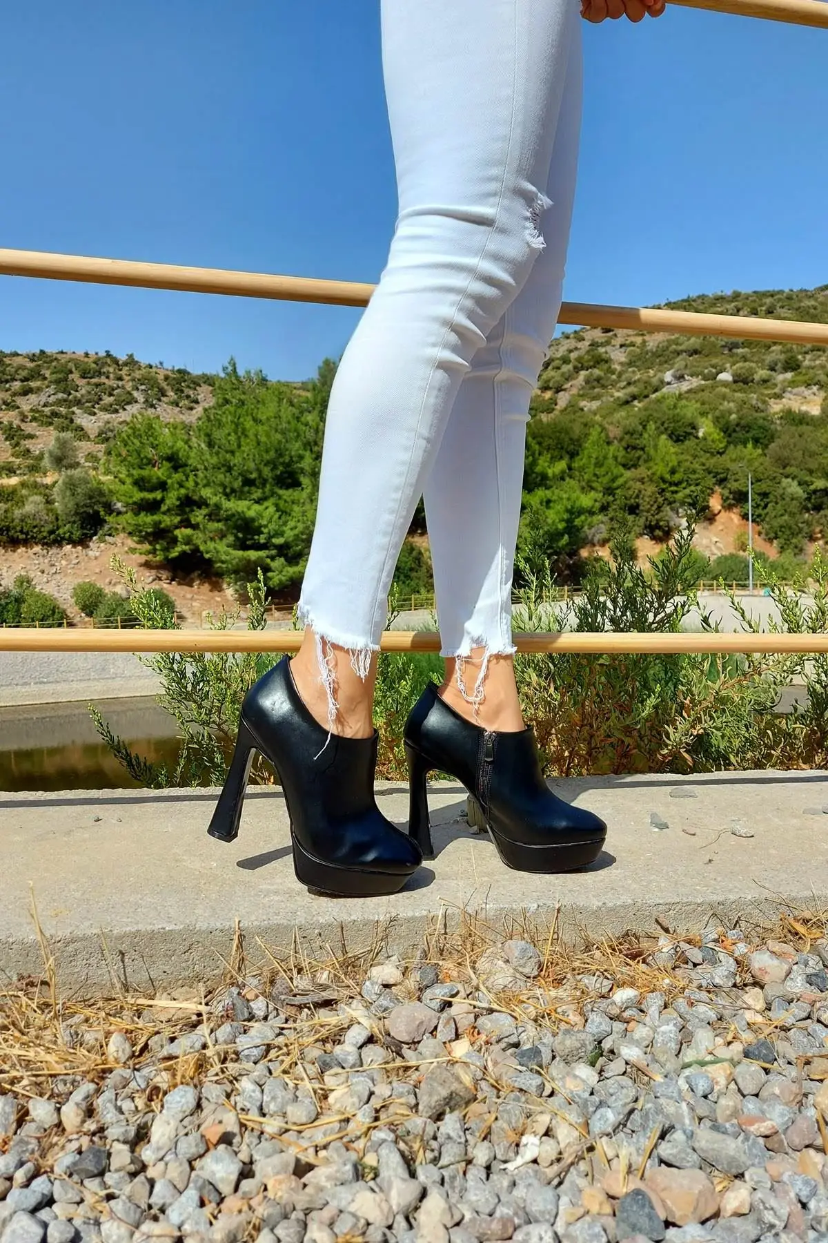 

Women's Fashion Handmade Special Leather Heels Boots