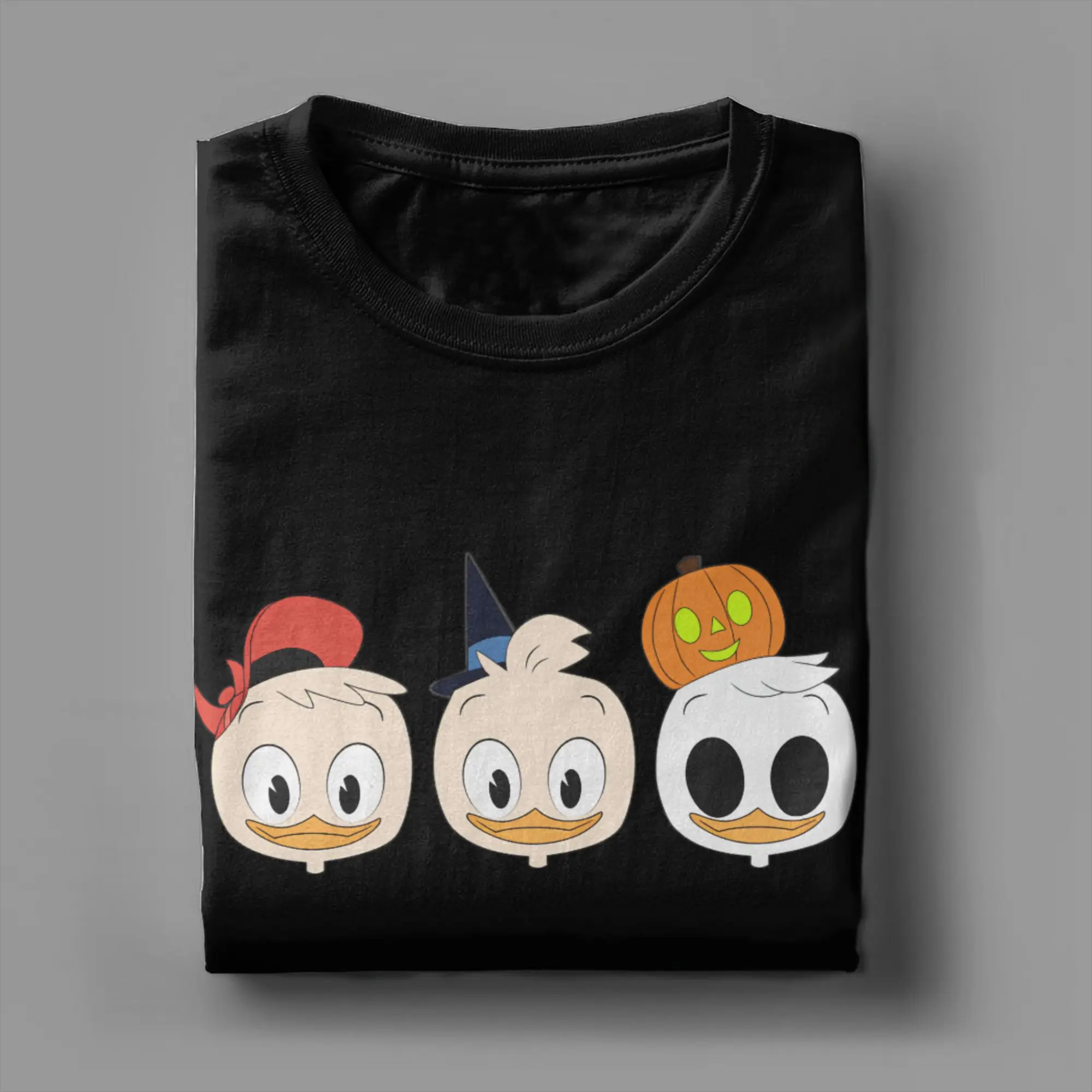 Фото Юмор D-DuckTales футболки мужские с круглым вырезом из чистого хлопка футболки с короткими рукавами Дональд Дак подарочные топы №4