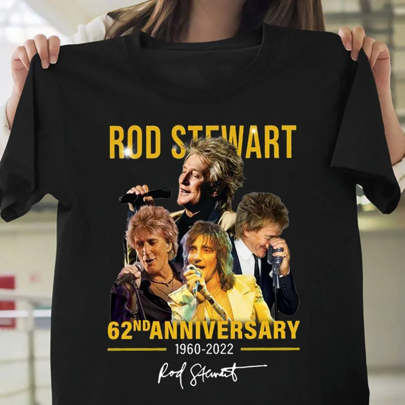 Футболка Мужская/Женская со стразами на годовщину 62, 1960-2022, TR896