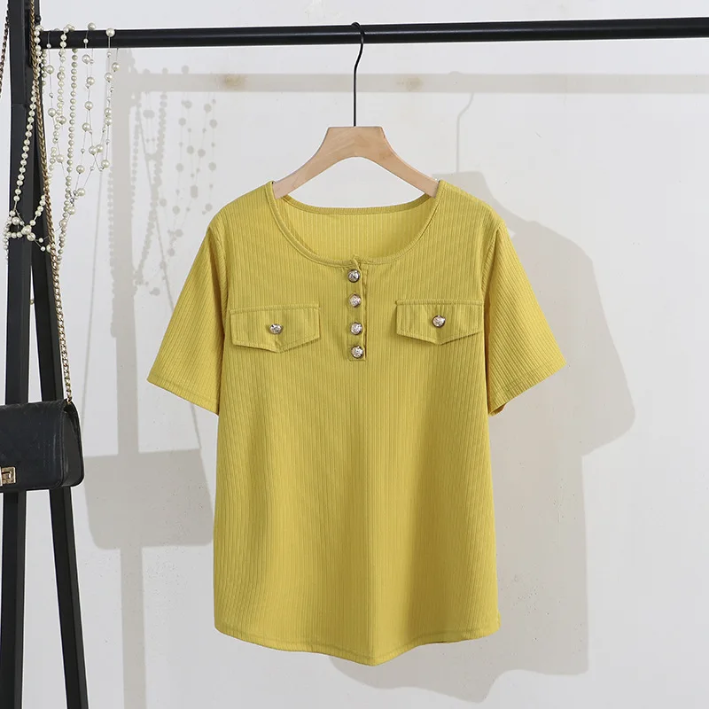 

2022 summer new maternity loose round neck short-sleeved T-shirt women White