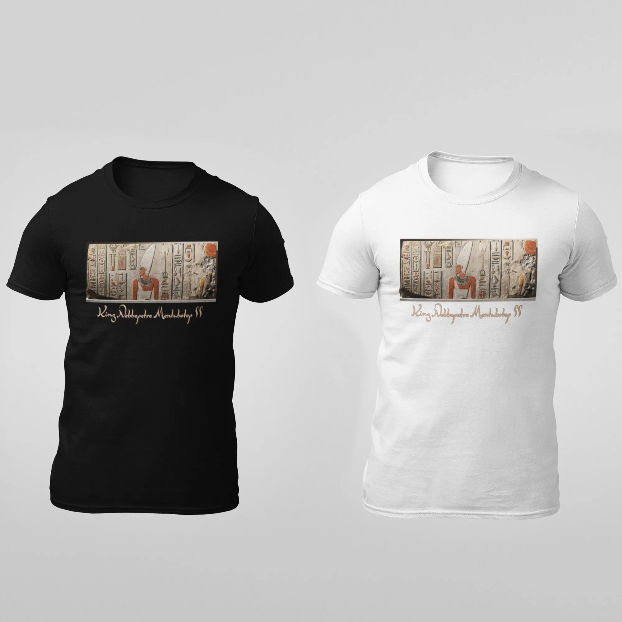 Египетская футболка Hieroglyphs Kemet Африканское искусство Kemetic