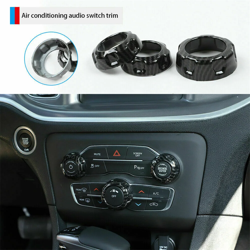 

For Dodge Charger Audio Switch Trim Trim Cover Car Interior Parts Air Condition Audio Switch Trim Car Interior