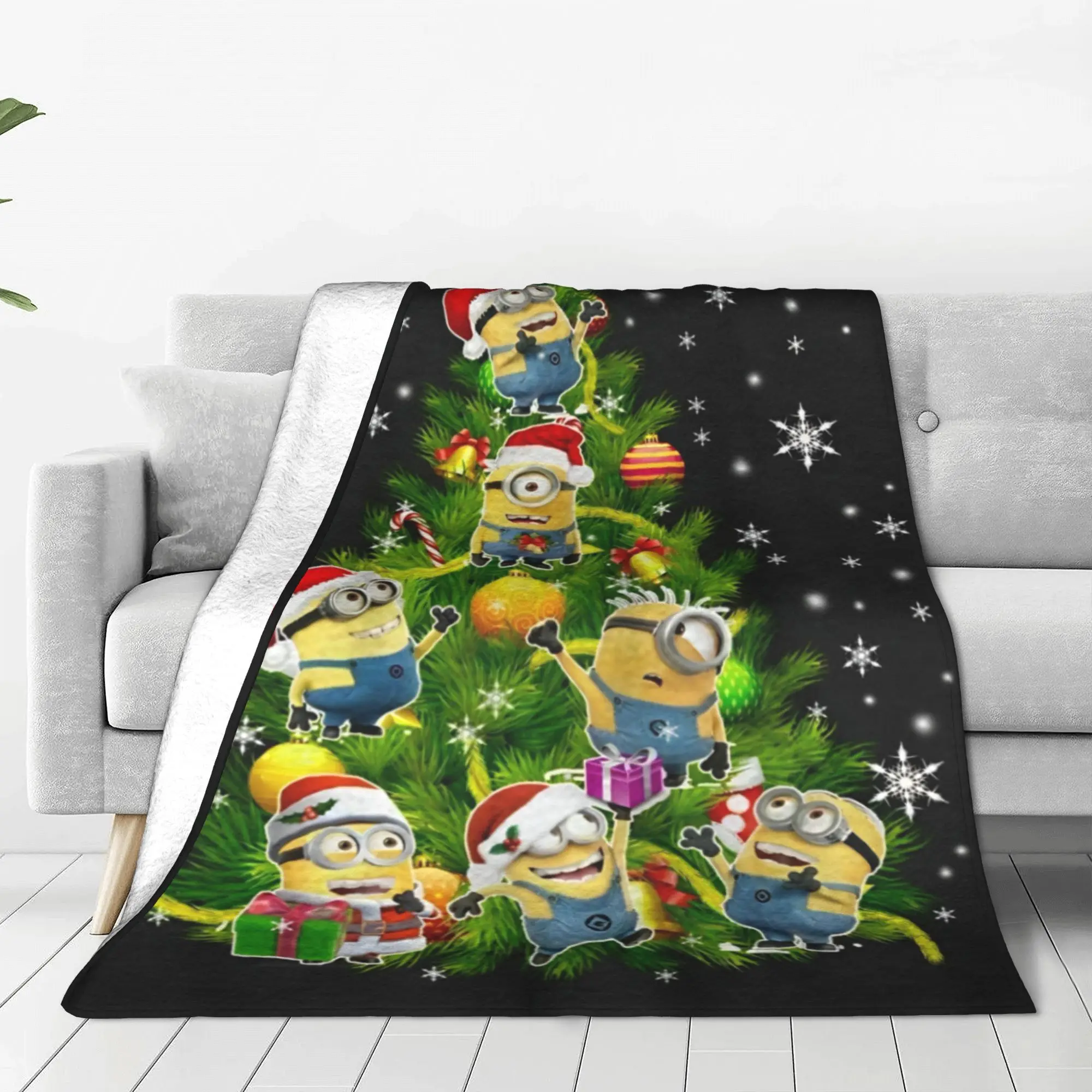 Милый фланелевый плед с рисунком Гадкий я