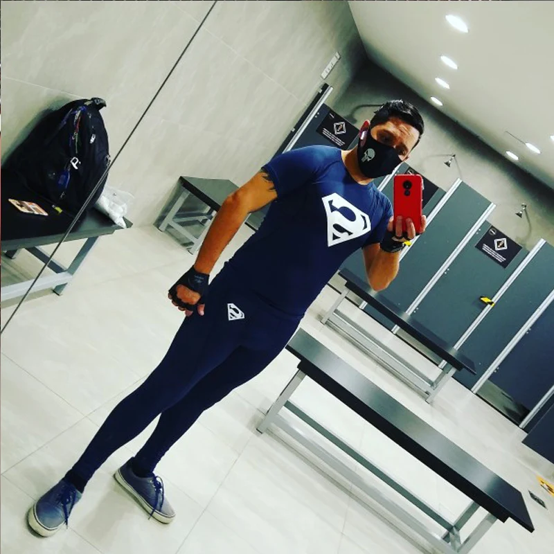 Мужской спортивный костюм из 2 предметов летние спортивные костюмы колготки