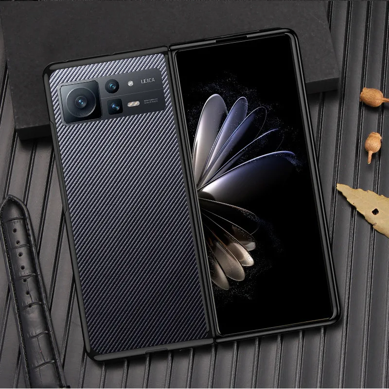 

Carbon Fibre Pattern Case For Mi Mix Fold 2 Case for Xiao-Mi Mix Fold2 5G Case
