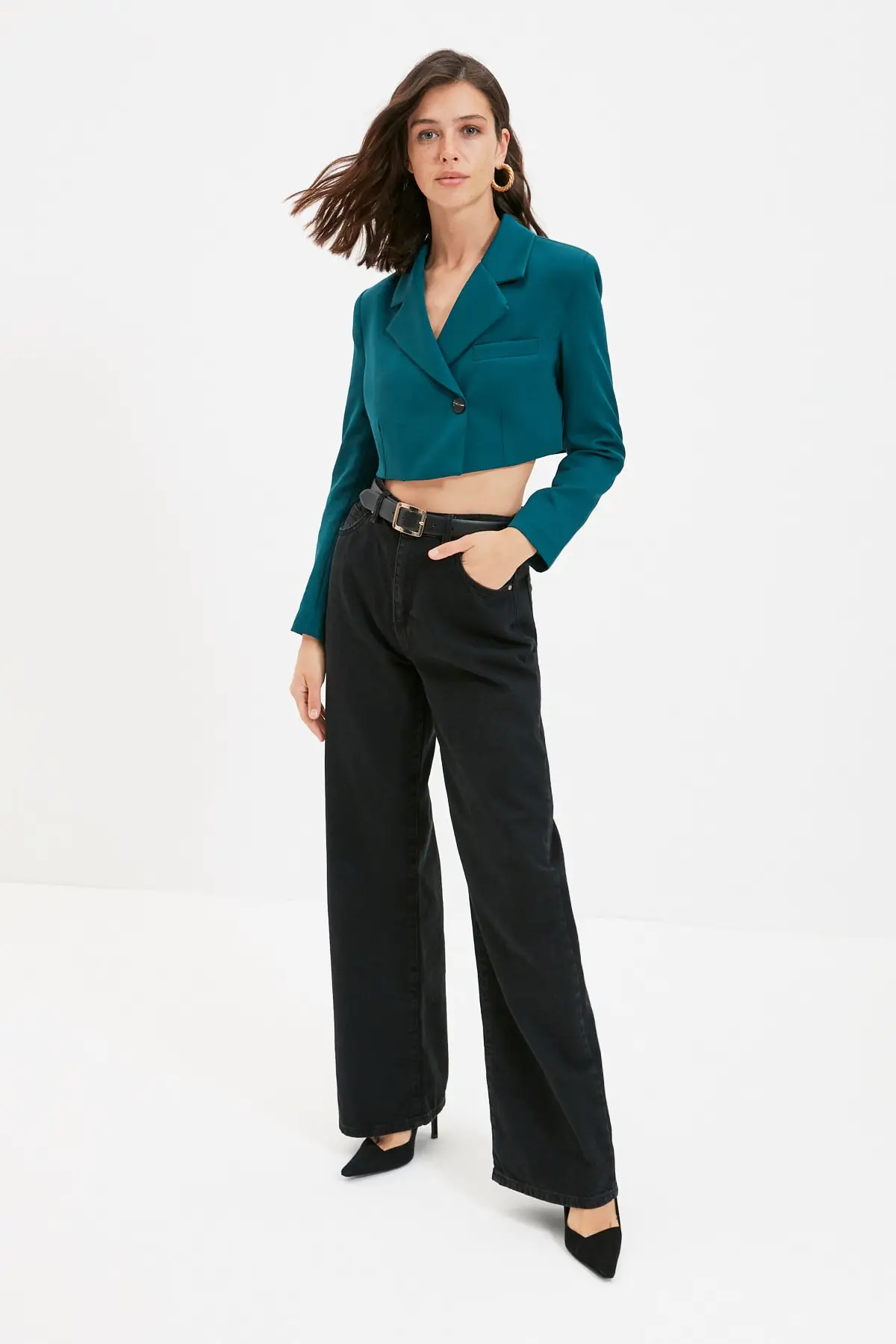 

Trendyol Crop Jacket TWOAW22CE0074