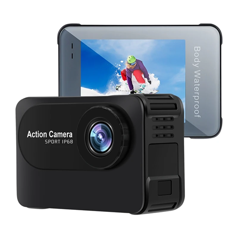 

4K 1080 HD Wifi Action Camera 2.0 Inch Screen 10M 150D Underwater Body Waterproof Camera Helmet Video Recording Camera