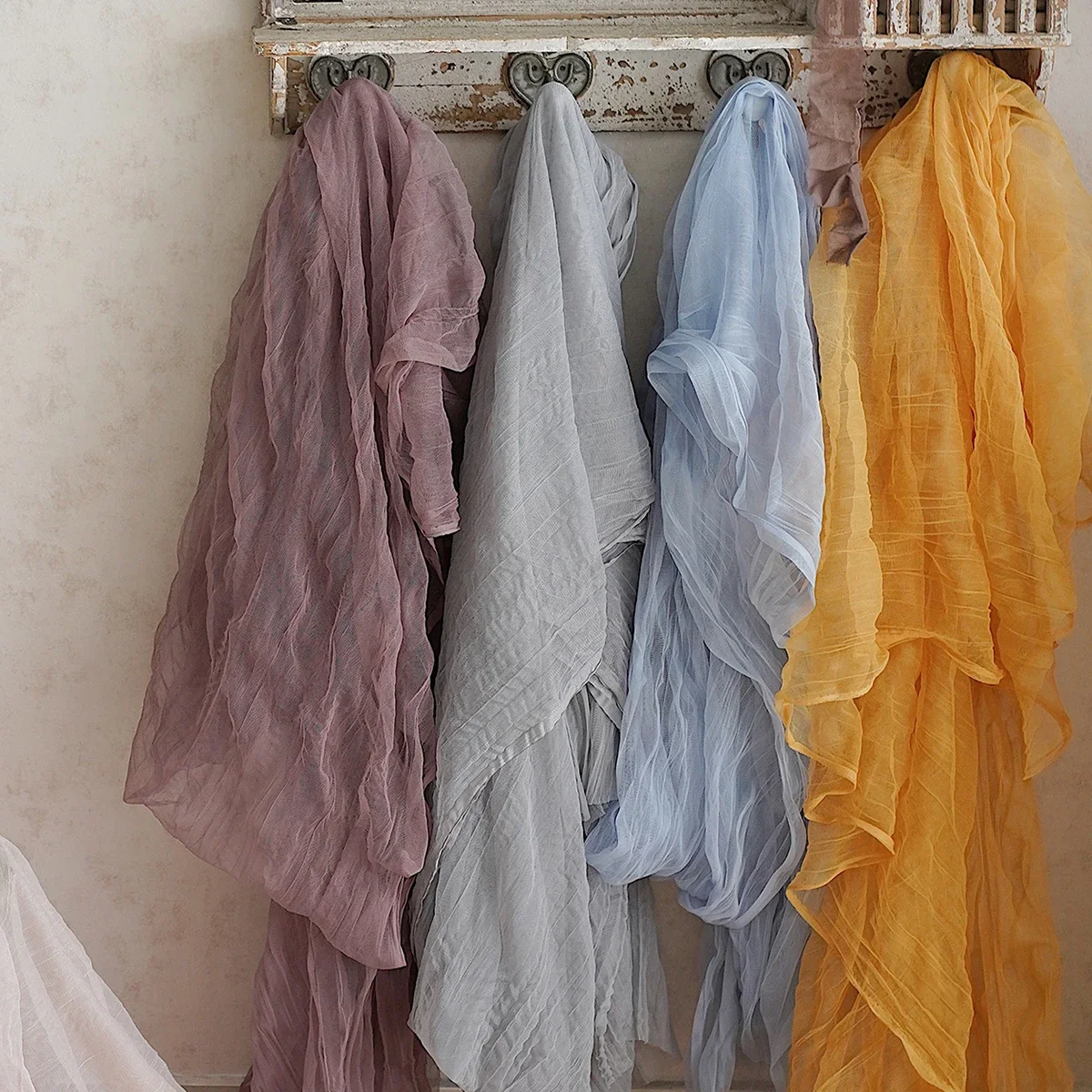 1 2 м x 3 М Тюль Ткань гофрированная ткань декорация для фона падение Свадьба День