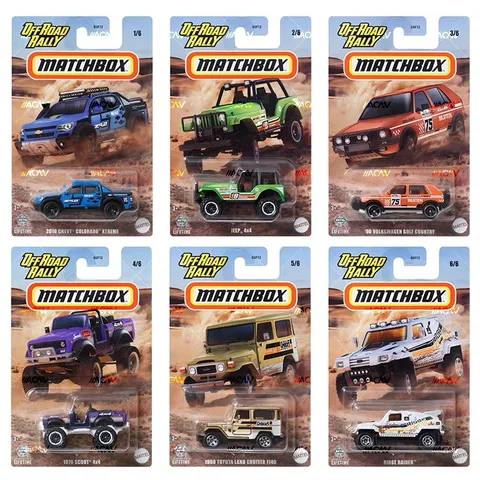 Матчбокс Коллекционная модель автомобиля внедорожника 1/64  VOLKSWAGEN GOLF COUNTRY TOYOTA LAND CRUISER FJ40