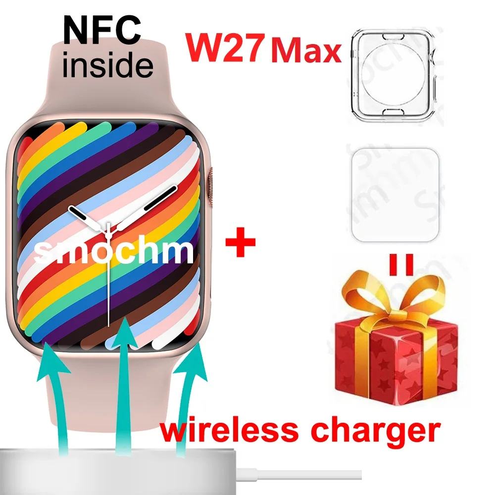 Водонепроницаемые Смарт-часы Smochm IWO14 W27Pro W27 максимальное расстояние 45 мм NFC -