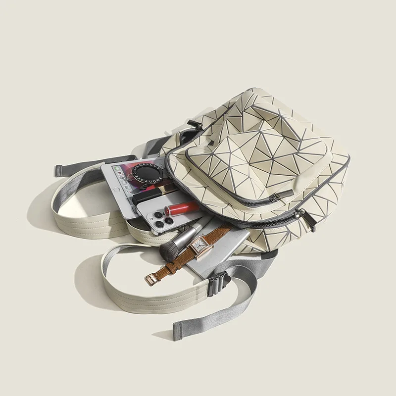 Женский рюкзак с геометрическим рисунком в ассортименте