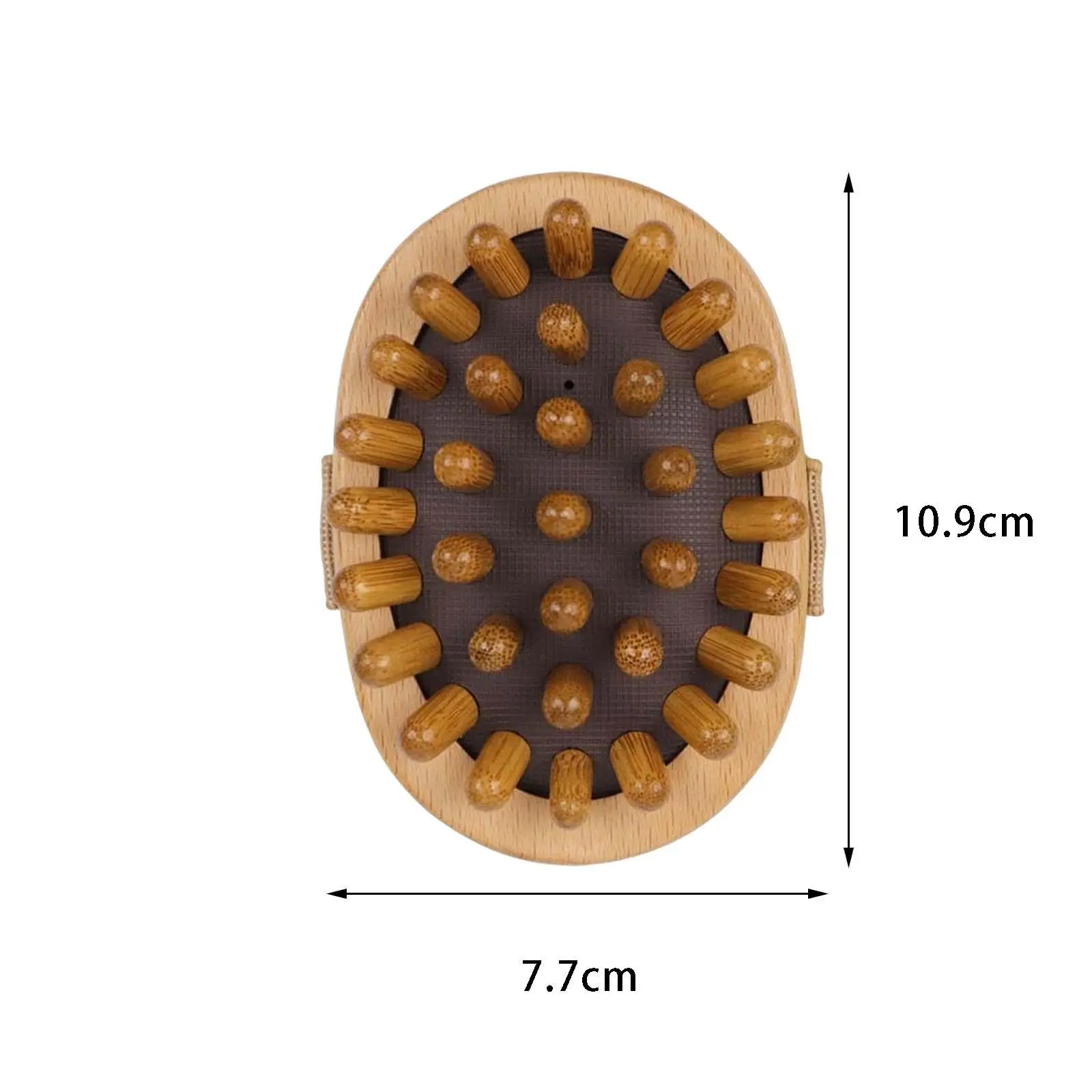 

Легкая деревянная щетка с ручкой, компактная щетка для тела для мужчин и женщин