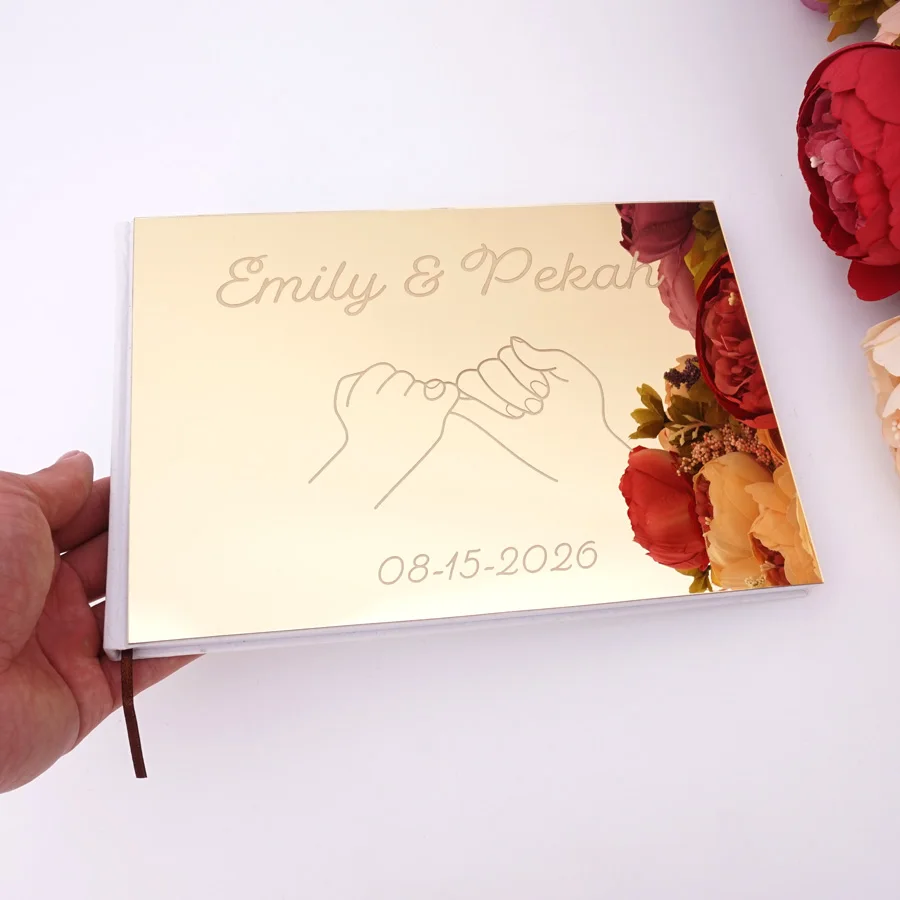 Индивидуальный Подарок на годовщину свадебная книга для невесты и жениха с
