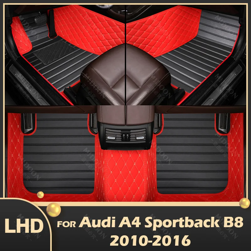 

Car floor mats for AUDI A4 B8 Hatchback/Sportback 2010 11 2012 2013 2014 2015 2016 Custom foot Pads automobile carpet Interior