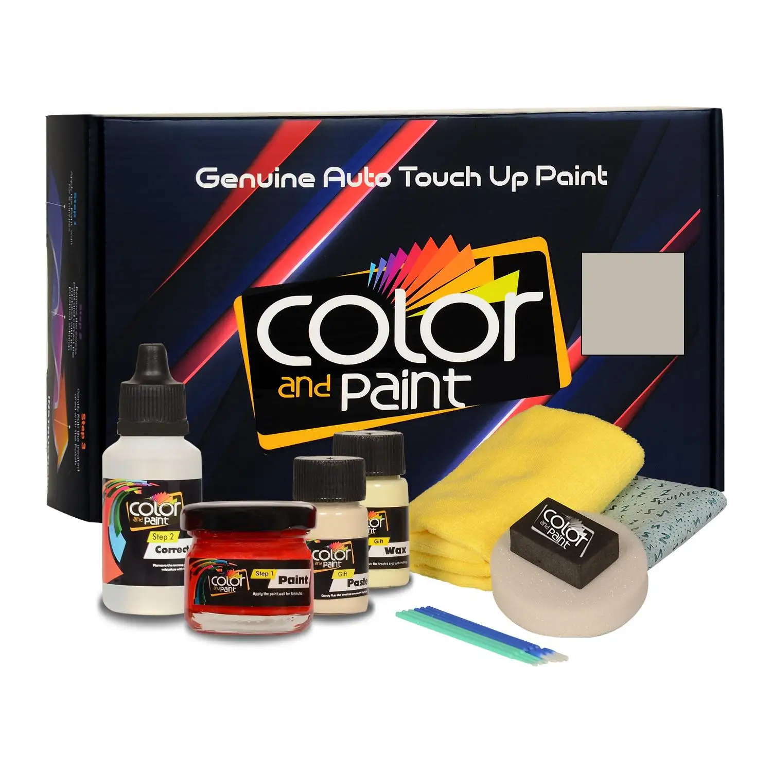 

Color and Paint compatible with Mitsubishi Automotive Touch Up Paint - NAIROBI BEIGE MET - S22 - Basic Care