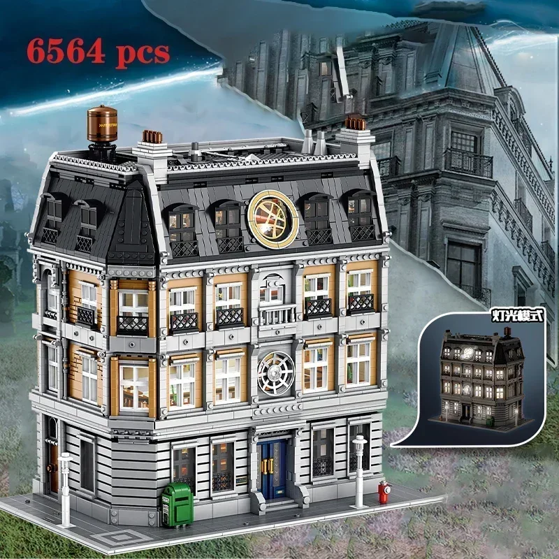 Фото 613001 Strange's Sanctorum Sanctum Showdown Дом с привидениями Строительные блоки Кирпичи Дети 6564 шт. Рождественские игрушки на день рождения №2