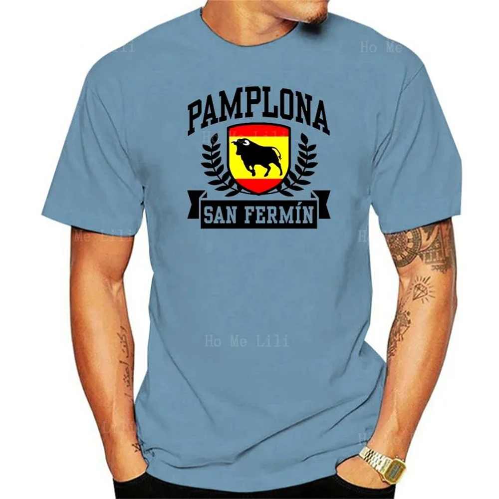 Футболка унисекс большего размера по индивидуальному заказу мягкая дышащая Pamplona