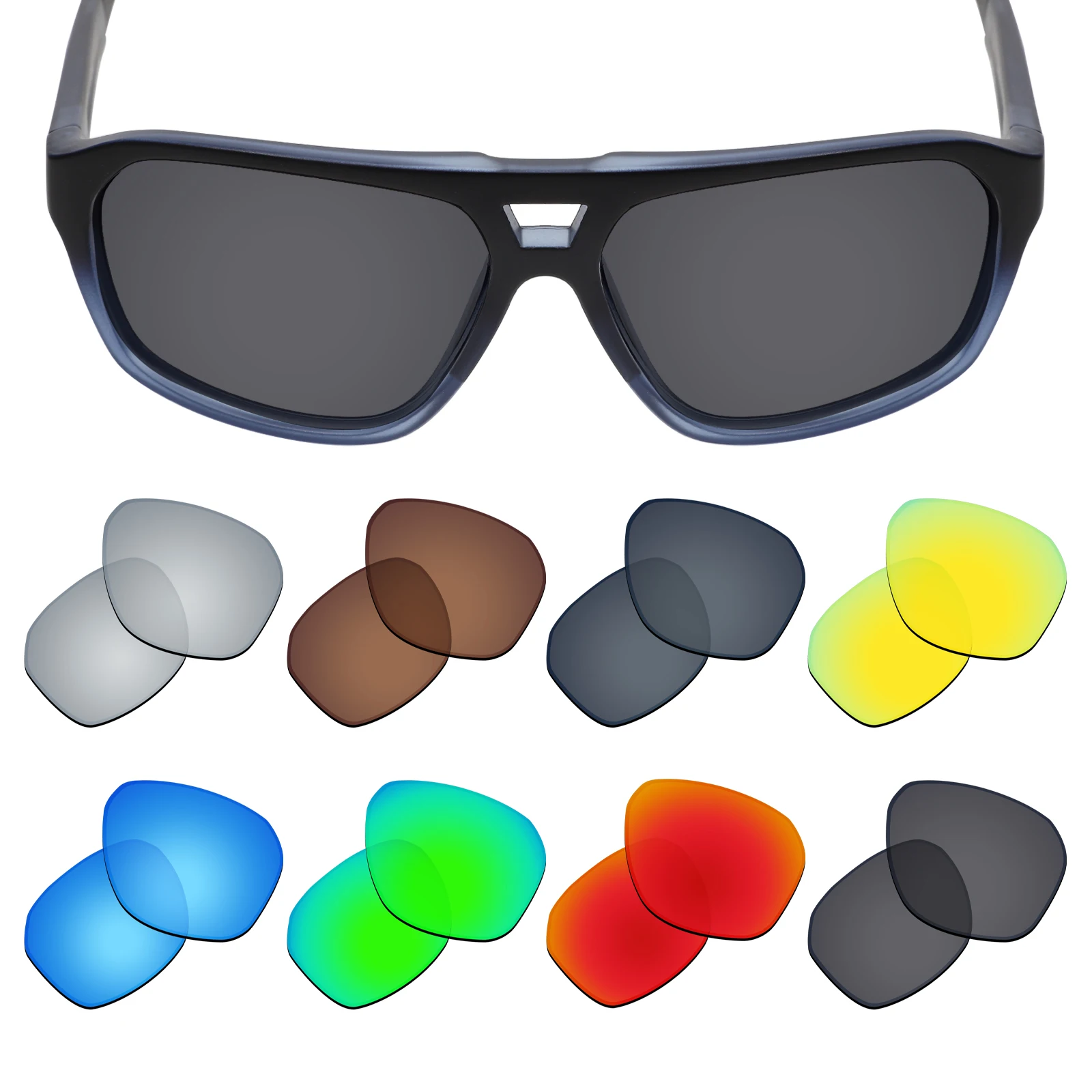 Сменные поляризационные линзы Firtox True UV400 совместимые с солнцезащитными очками